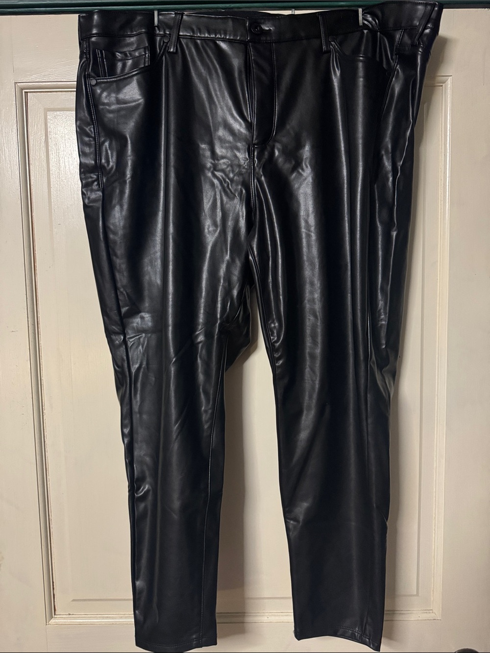 NWT- Torrid Woen's Black Faux Leather Pants
